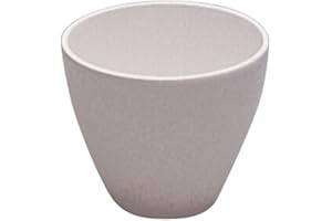 CoorsTek 60112 Porcelain 250mL High Form Crucible, White Glazed