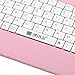 iRULU Leather USB Keyboard Case for 8-9 Inch Touch Screen Tablet with Buttons and Stand -Pink