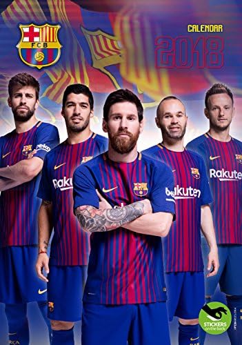 FC Barcelona Calendar - Calendar 2017 - 2018 Calendars - Soccer Calendar - 12 Month Calendar by Dream
