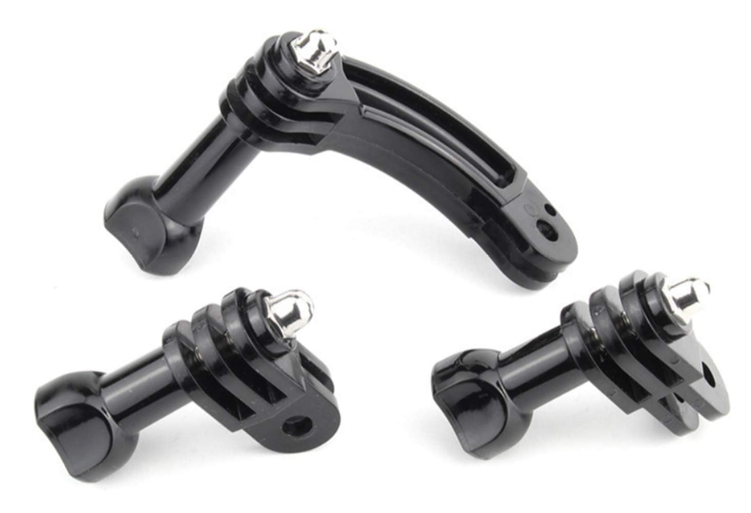 ShipeeKin Universal Rotary Curved Extension Arm Mount Set replacement compatible with all Gopro Hero Series and Accessories Kit Extension Arm Adapter Pivot Arm Thumbscrew