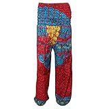 Indian Hippi Trousers Gypsy Harems Pants Red Blue Mandala Yoga Casual Trouser For Her