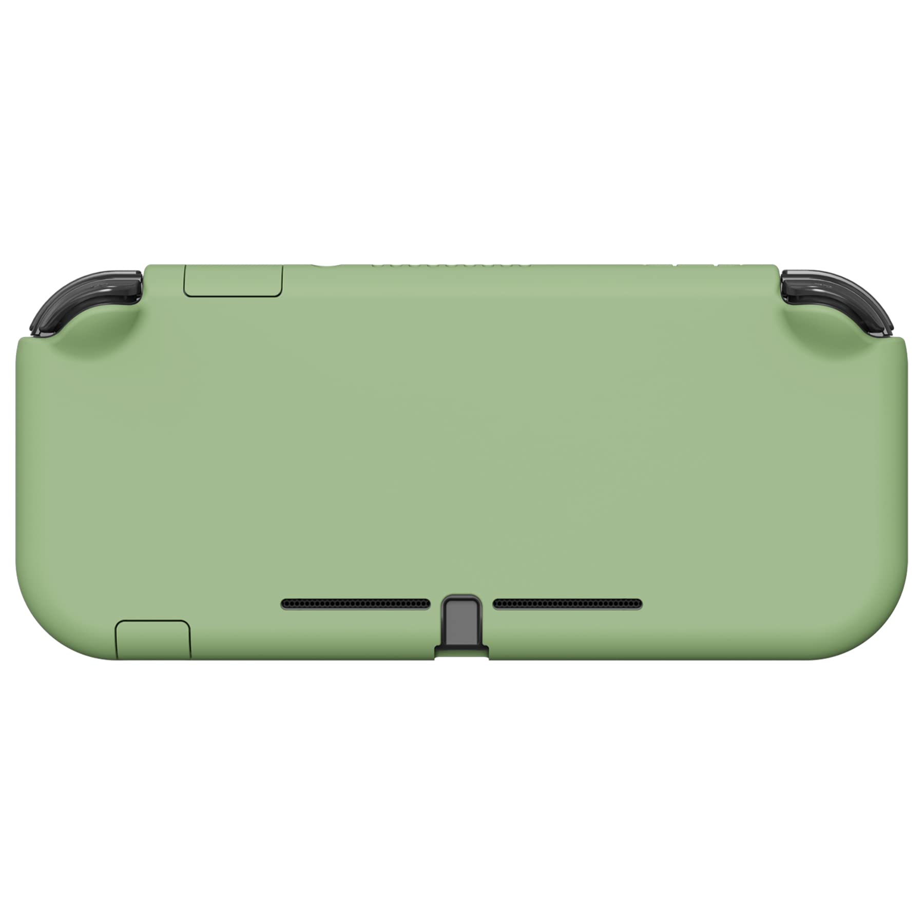 eXtremeRate PlayVital Matcha Green Protective Grip Case for Nintendo Switch Lite, Hard Cover Protector for Nintendo Switch Lite - Screen Protector & Thumb Grips & Buttons Caps Stickers Included