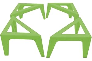 4 Pieces Canvas Stands For Painting, Mini Canvas Feet Risers Triangular Paint Stands For Acrylic Pouring, Fluid Painting Supp