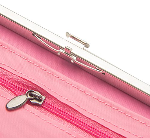 surbhi women's pu grey multi-function wallet