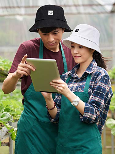 2 Stück Smiling Face Bucket Hüte Faltbare Strand Sonnenhüte Fisherman Hüte für Damen Herren – Bild 6