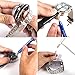 Readaeer 155 Pcs Portable Watch Repair Tools Kit Set Back Case Opener Remover