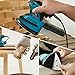 Mouse Detail Sander Tilswall 1.7A 200W 15000 OPM with 12pcs Sandpaper Pads (80 & 120 Grits), Dust Collection System For Tight Spaces Sanding in Home Decoration, DIY etc