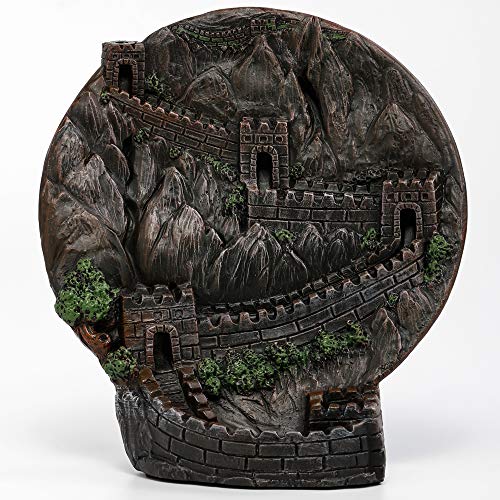 Zayton Incense Burner Waterfall Backflow Incense Burner The Great Wall Incense Holder for Home Decoration Meditation Relaxtion