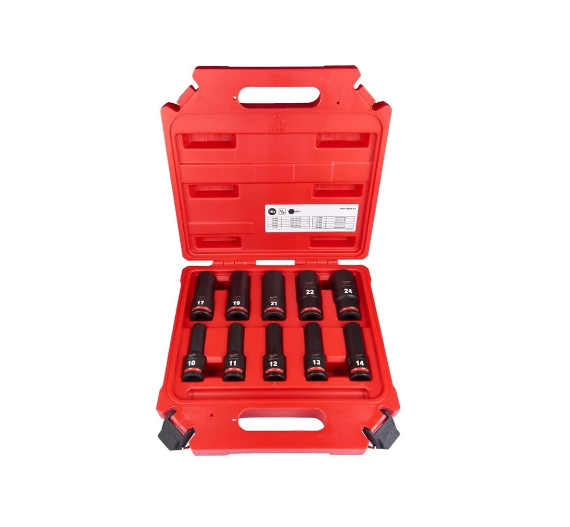 TECHTRONIC INDUSTRIES FRANCE 4932480457 Inch Shockwave Socket Set of 10