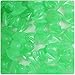 BEADTIN Green Glow 25mm Halloween Bat Pony Beads (24pc)