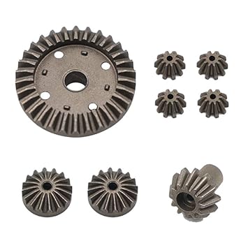 FairOnly 8Pcs12T 24T 30T Motor Driving Gear Planet Gear Differential Gear Combo Set for for W-Lt-oys 12428 12423 RC Car Model Parts Motor Gear - for Child Gift