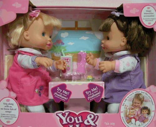 too cute twins interactive talking dolls