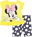 Disney Mickey Mouse Minnie Mouse T-Shirt and Shorts Outfit Set Toddler to Big Kid