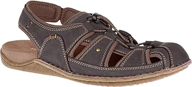 hush puppies men's leather athletic & outdoor sandals
