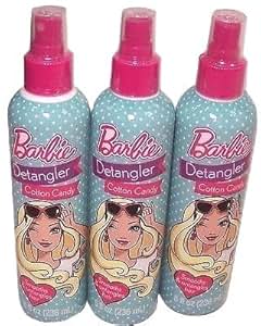 Amazon.com: Barbie Cotton Candy Scented Hair Detangler 8oz (Pack of 3