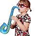 DECORA 27.5“ Inflatable Saxophones Assorted Colors 6pcs for Kids Party Favors