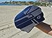 SLYDE Carbon Black Wedge Body Surfing handboard/Handplane with Embedded Camera Attachment, Leash Plug and Adjustable handstrap (Black and Grade A Carbon)