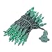 Novelty Lights 11 Feet 50 Bulbs Traditional Incandescent Mini Lights, Green on Green Wire with 2.5
