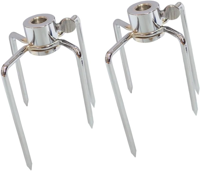 onlyfire 6004 Grill Rotisserie Meat Forks(1-Pair)- Fits 5/16 Inch Square Spit Rods : Garden & Outdoor