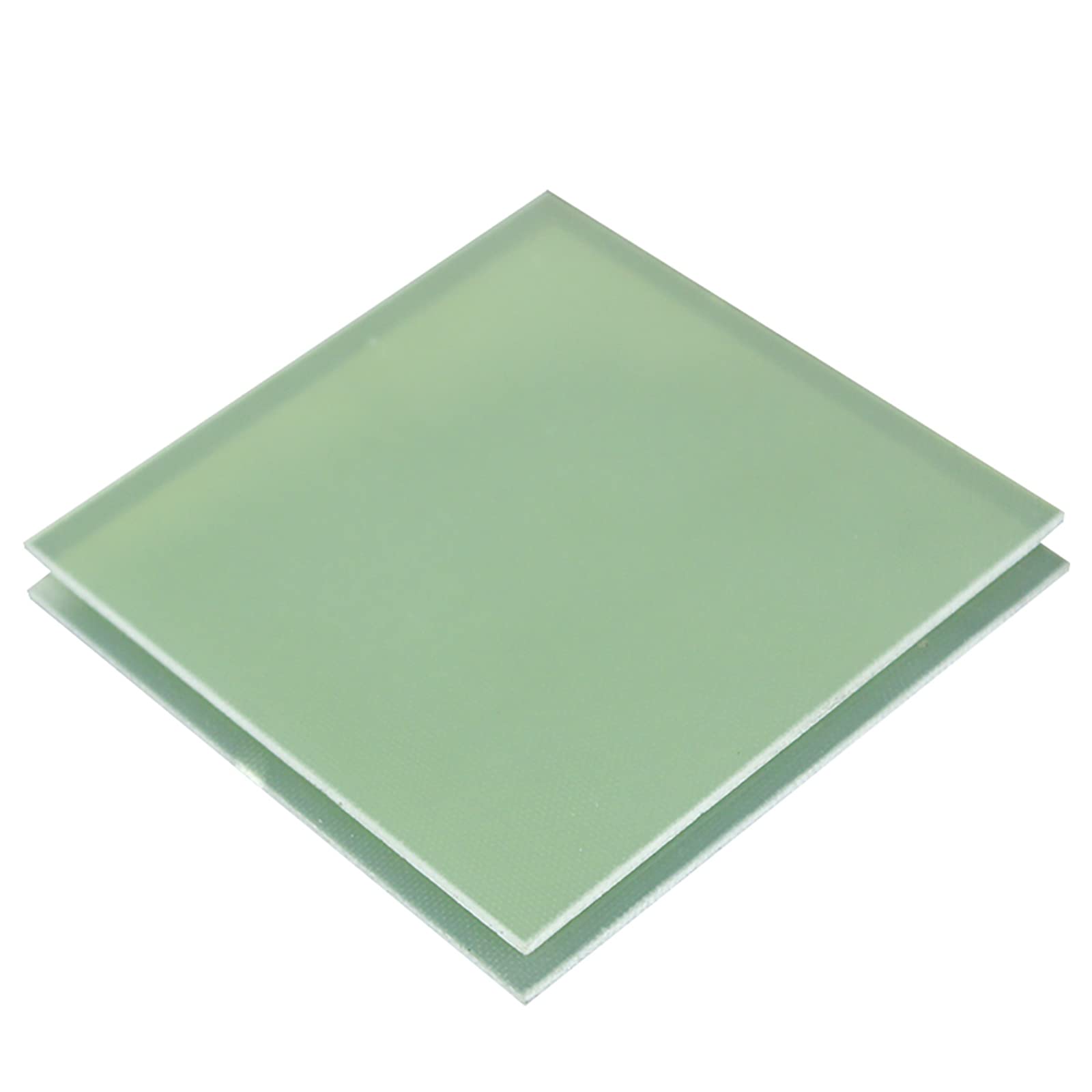 TEN-HIGH Epoxy Plate Green FR4 Epoxy Sheet Resin Fiberglass Plate Insulating Plate Heat Shield Epoxy Glass Fiber Fibreglass Plate(1pcs,8mm)