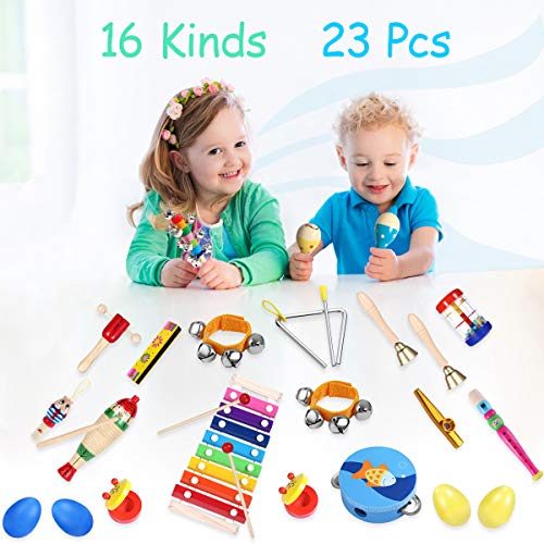 1 Toddler+Musical+Instruments+Percussion+Tambourine