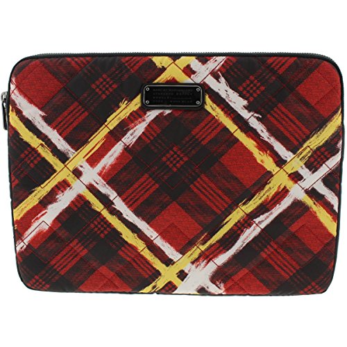 Marc by Marc Jacobs Quilted Printed Laptop Case Red O/S