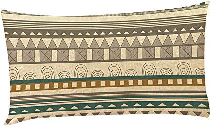 Pillow Cover Hansunny small fresh Sofa Waist Throw Cushion Cover Home Decor 30cmX50cm/12X20" (Beige 1)