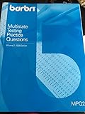 Barbri Multistate Testing Practice Questions, Volume 2: 2009 Edition (MPQ2)