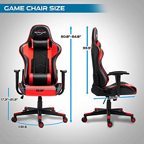 Silla Gamer Red Gaming Chair Polar Aurora Office Chair Leather
