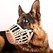 Downtown Pet Supply - Basket Muzzle - Cage Dog Muzzle, Prevents Barking, Biting and Chewing - Dog Grooming & Dog Housebreaking Supplies - Beige - Size 1 - XXS - Muzzle for Small Dog