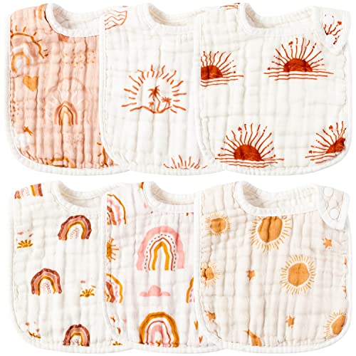 Zainpe Snap Muslin Cotton Bibs