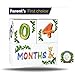 Premium Wood Milestone Age Blocks | Week, Month, Year, Grade Pictures | Growth Newborn Age Photo Blocks | Perfect Baby Shower Gift and Keepsake by Spunky Sprouts