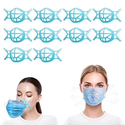 3D Face Mask Bracket 10PCS 3D Silicone Mask Bracket Breathe Cup for