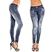 Fvanor 9074 blue Women Skinny Leggings Stretchy Sexy Jeggings Soft Pencil Tights Pants