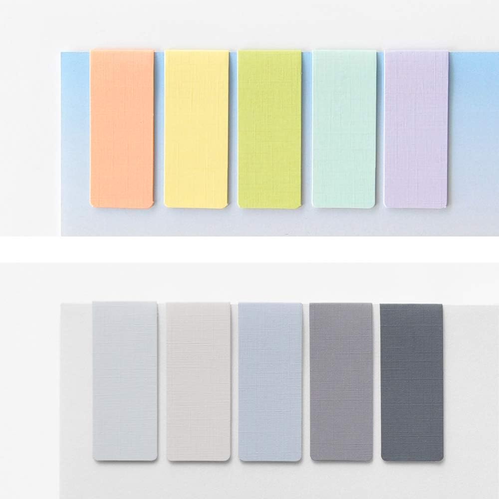 Monolike Magnetic Bookmarks Paster + Ocean, 10 Pieces, Blue,Gray,Purple,Green, Package size : 6.10x3.74x0.15 (cm) - Image 3