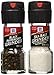 Seasoning Bundle - 2 Items: McCormick's Sea Salt Grinder 2.12 Oz. and McCormick's Black Peppercorn Grinder 1.0 Oz.