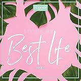 2020 Living Leaves Best Life Large Monthly Goal and Reflection Oversized Desk Planner by 