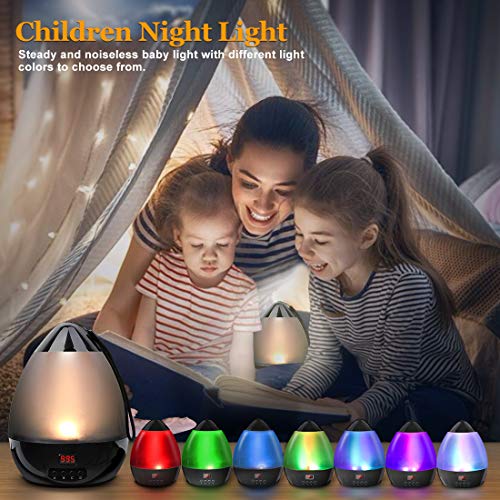 Kids Star Projector Night Lights with Timer Baby Moon Star Lamp 360