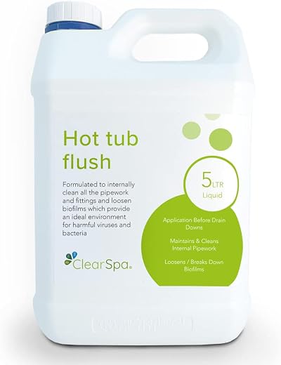 ClearSpa Hot Tub Flush 5L – Spa System Cleaner for Biofilm & Dirt