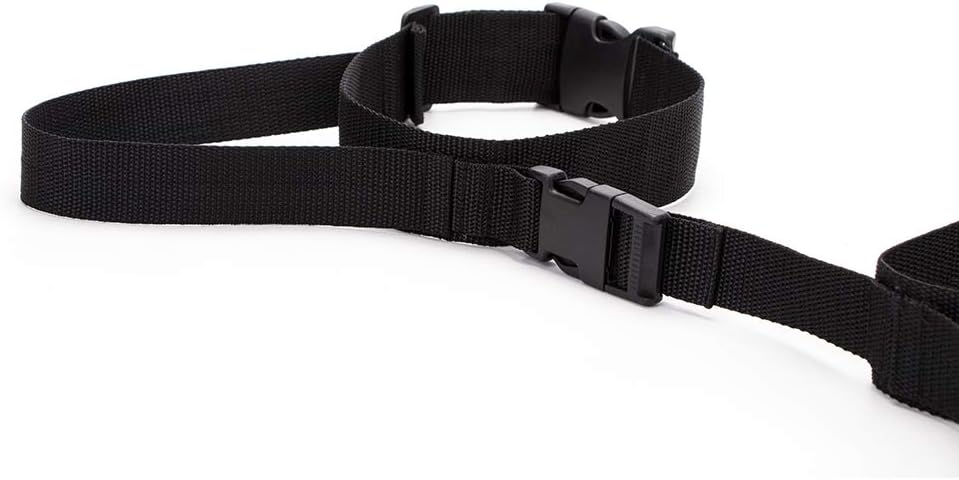 Fushida Patient Thigh Lifter with 2 Hands & 2 Legs Hoops, Medical Leg Lifter Harness for Lifting, Moving, Transferring, Secure Leg Lifter Strap for Hip Replacement & Wheelchair (Black, F102): Health & Personal Care