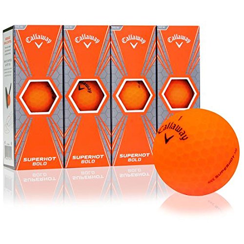 Callaway Golf Superhot Bold Matte Orange Golf Balls