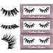 Cuckoo False Eyelashes 3D Faux Mink Lashes Dramatic Korea PBT Fiber False Lashes 100% handmade- 303 (3Pairs)