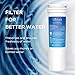 EcoAqua EFF-6017A Replacement for Fisher & Paykel 836848, 836860, 862284, E404BRXFDU, E522B, E402B, E442B, RF90A180DU, RF402B, WF60, WF296, Refrigerator Water Filter, 3 Pack