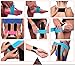 Starktape Kinesiology Tape Bulk for Sensitive Skin, Physio Medical Sports Tape, Kt Tex Gold for Physical Therapy, Knee, Shoulder, Ankle, Wrist, Foot, Back Muscle, Black