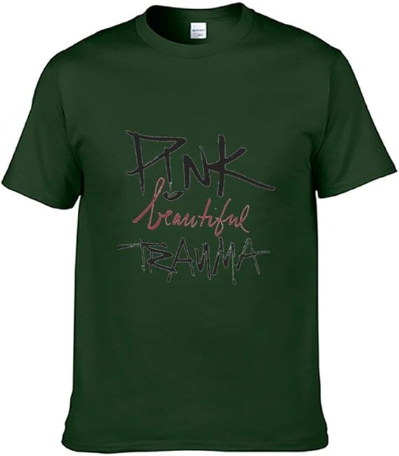 Amazon ピンクレディー P Nk Beautiful Trauma Tシャツ てtシャツ メンズ 半袖 速乾性ソリッドカラー仕立 パープル 汗吸収性と速乾性の軽 いソフトカジュアル Tシャツ カットソー 通販