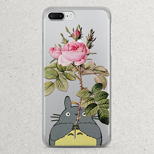 My Neighbor Totoro Phone Case iPhone 8 7 6 6S plus X 5 5S 5C SE 5se 4s 4 Studio Ghibli Cell i Phone Case pink flower tshirt mug keychain hat socks collection accessories gifts Anime tshirt shirt Cover