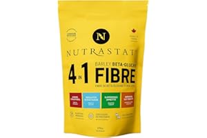 NutraStat Barley Beta-Glucan (370 g) Daily Supplement Powder for Heart and Gut Health