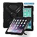 Afranker Plastic Kid Proof Extreme Duty Dual Protective Case Cover with Kickstand for Ipad 2, Ipad 3 - Black
