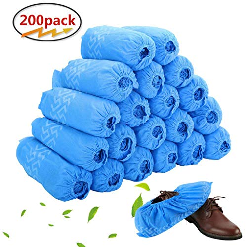 OmkuwlQ 100PCS Disposable Boot Shoes Covers Non-Slip Durable for Indoor Protect Home Floors Outdoors - Thumbnail 6