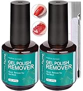 BesTby Gel Nail Remover Kit for Nails - Gel Nail Polish Remover 2pcs Easy to Use and Work Fast, G...